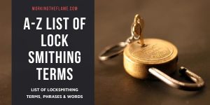 The Essential Guide to Locksmith Terminology